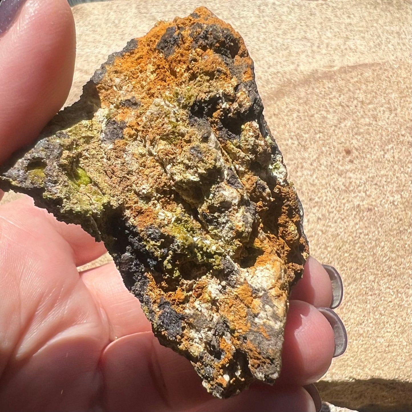 Raw Epidote Specimen