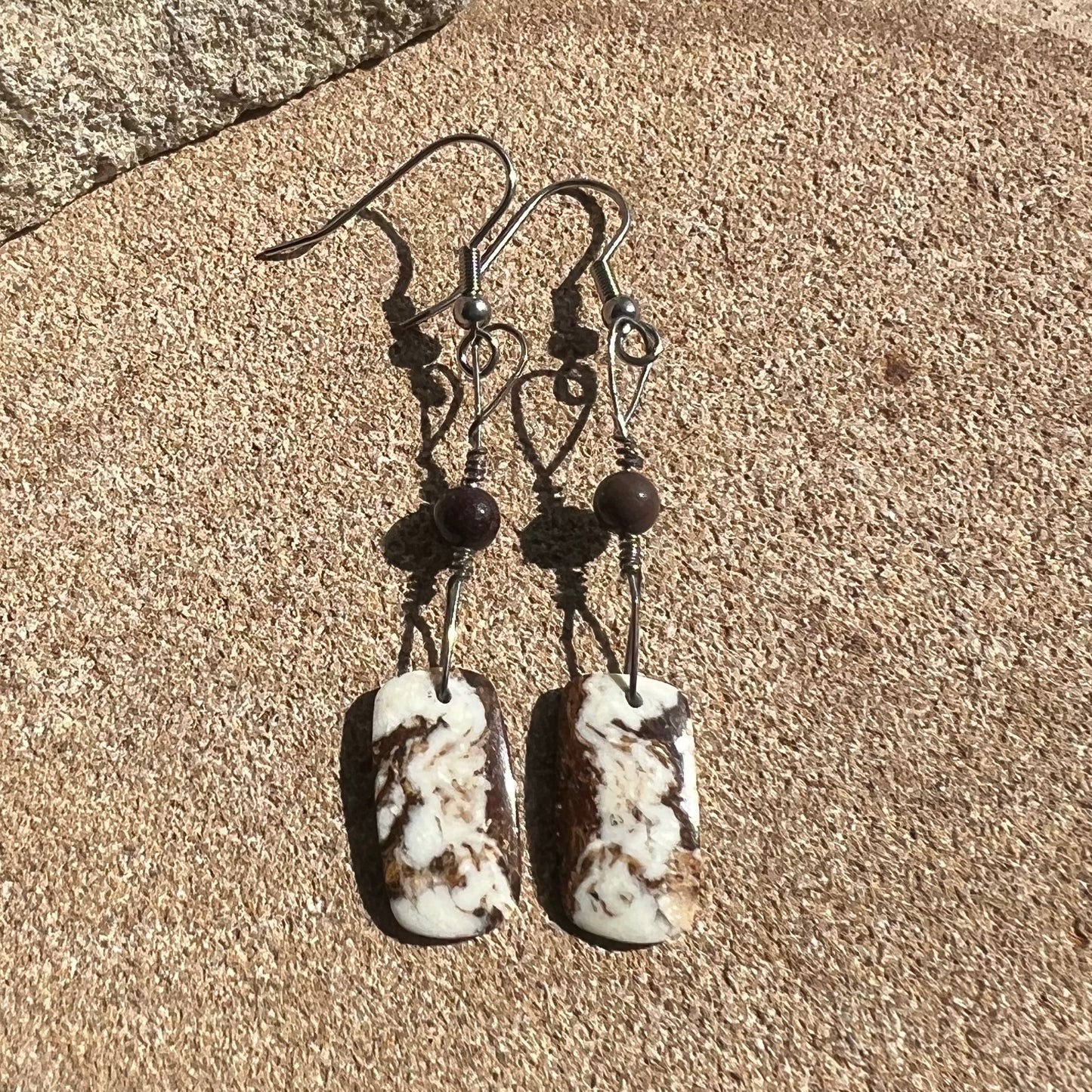 White Horse Mtn Turquoise Earrings