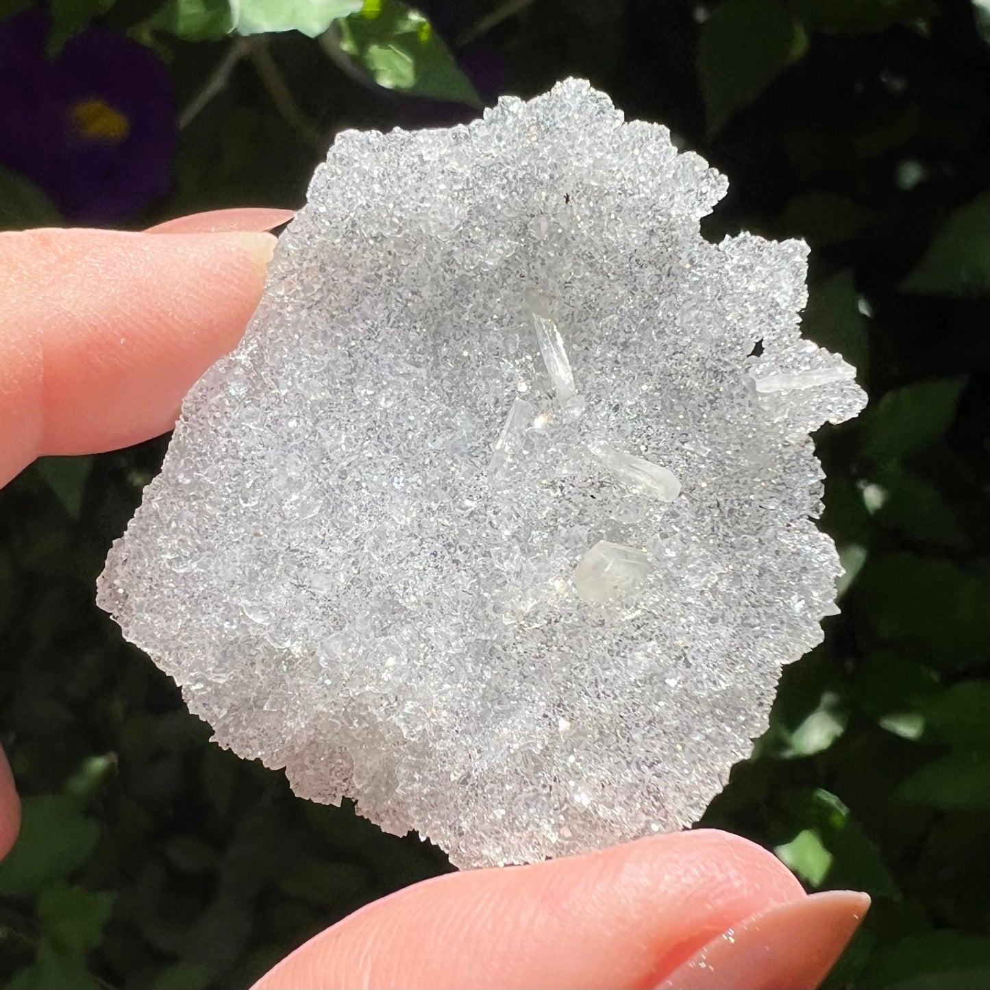 Snowflake Apophyllite | Sugar Druzy Apophyllite - Lusterous & High Grade | Jalgoan District, Maharashtra, India -
