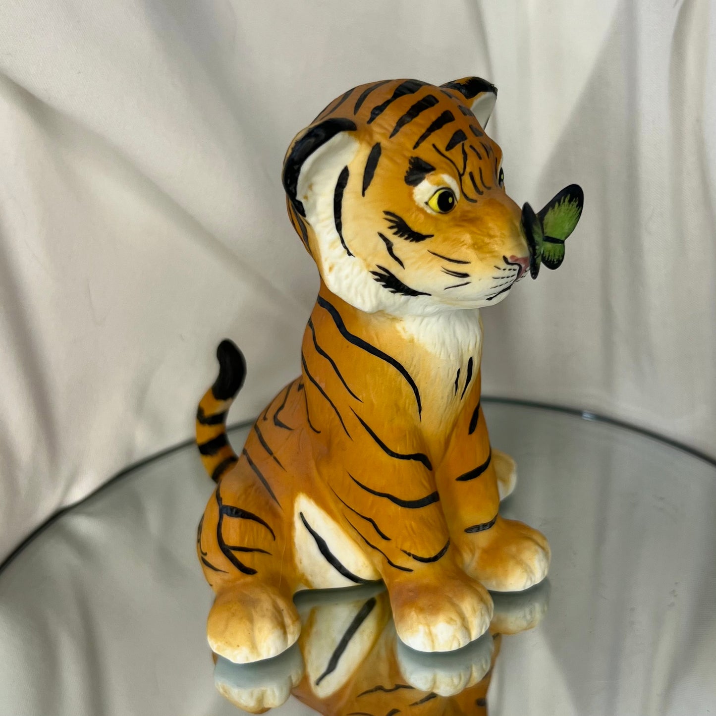 Baby Tiger Cub & Butterfly
| 'Surprise!' World Wildlife Fund by Eva Dalberg | 1981