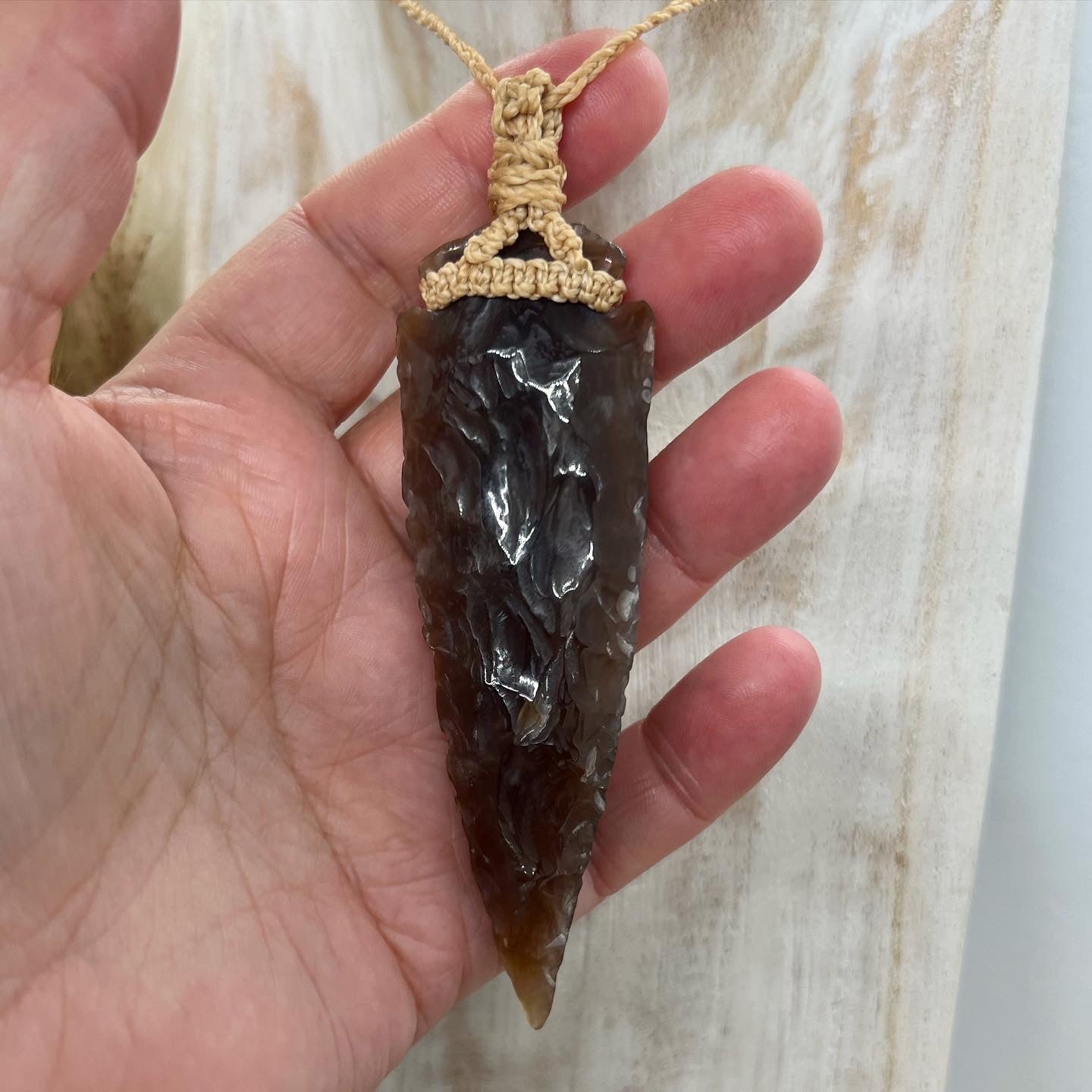 Agate Spearhead Talisman