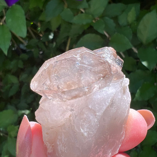 Quartz with Smoky Quartz double-terminated points - Inner Mongolia