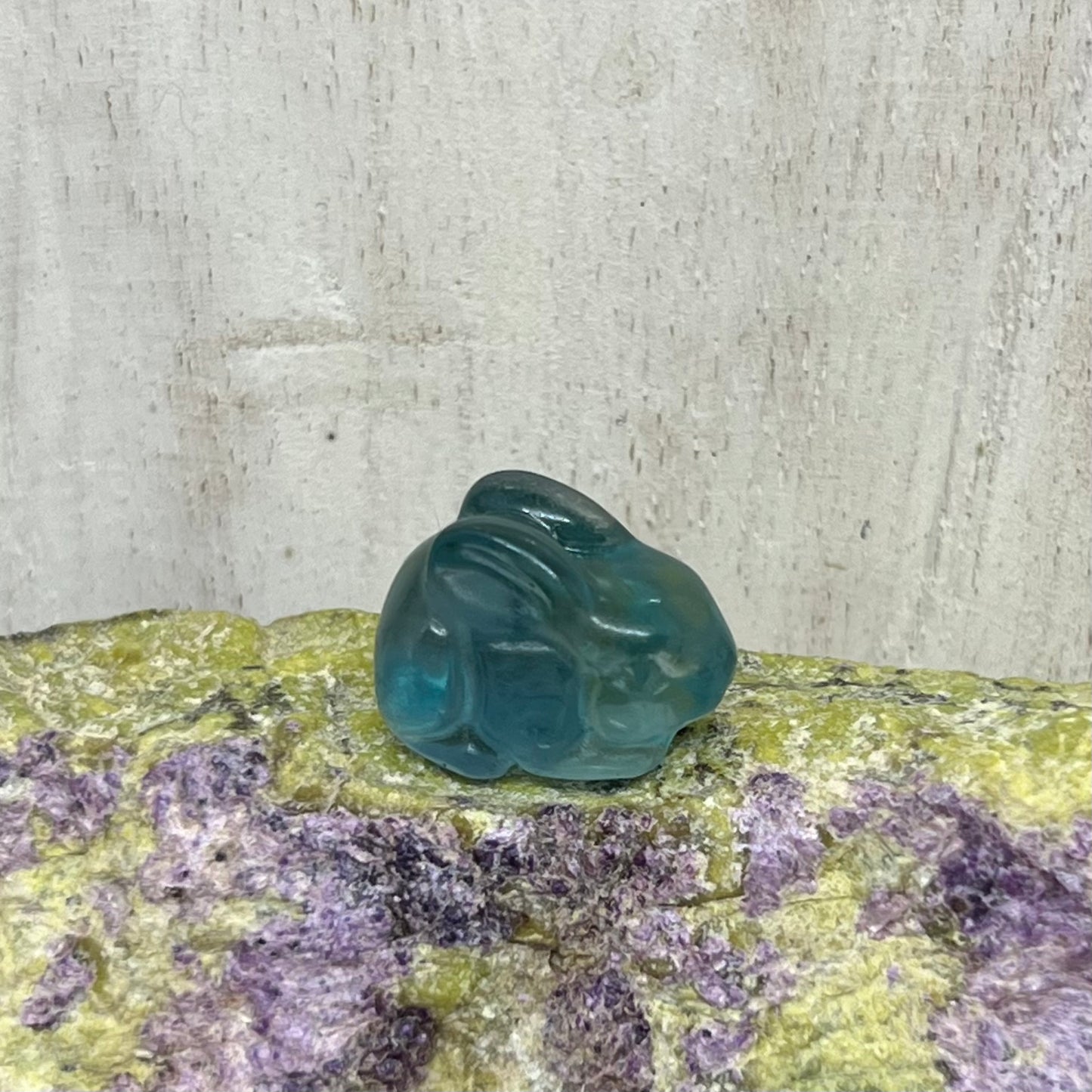 Mini Fluorite Carving: Bunny