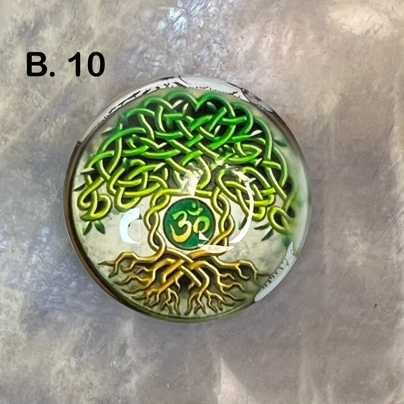 Mystical Magnets - 'B' Series - 4cm Diameter Glass bubble