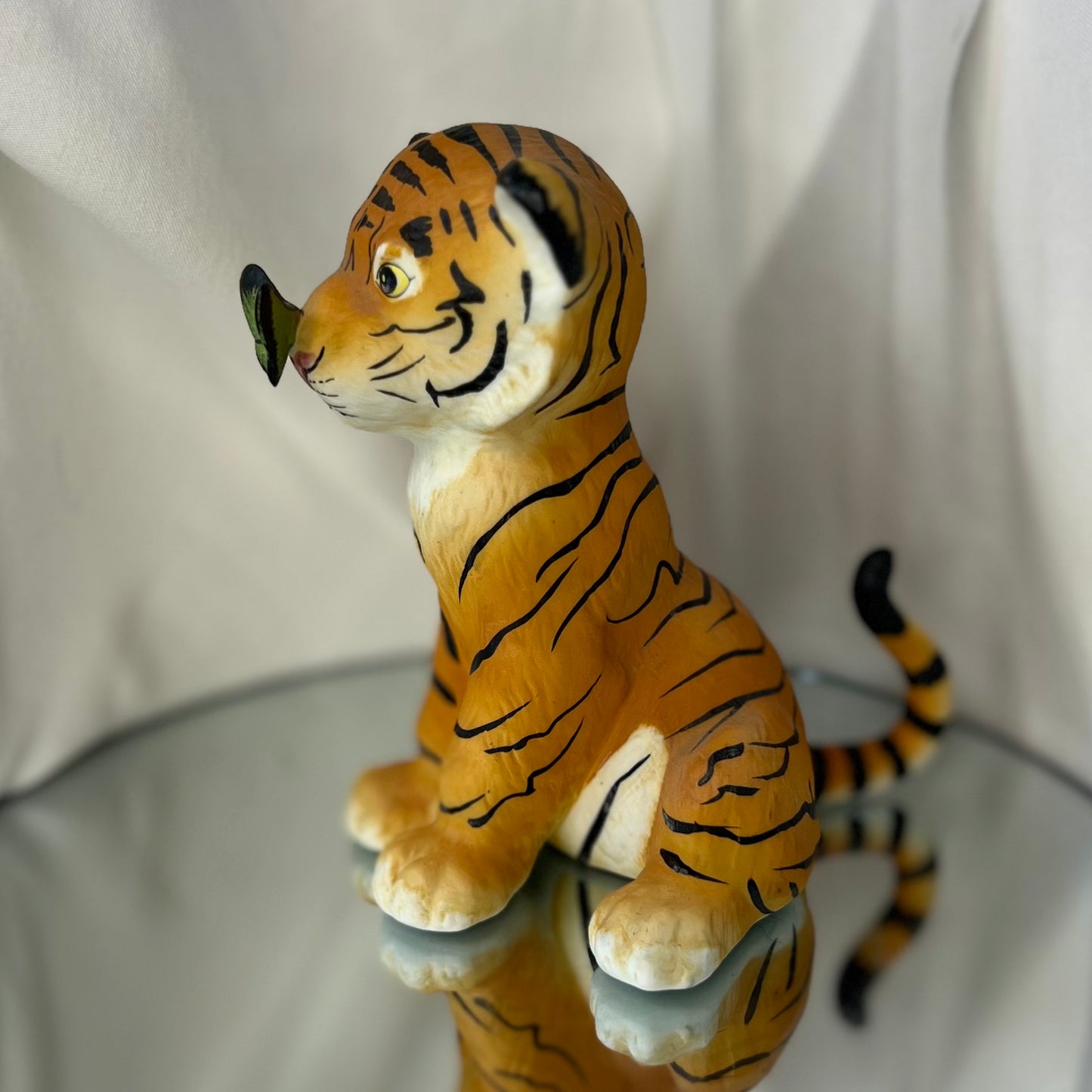 Baby Tiger Cub & Butterfly
| 'Surprise!' World Wildlife Fund by Eva Dalberg | 1981