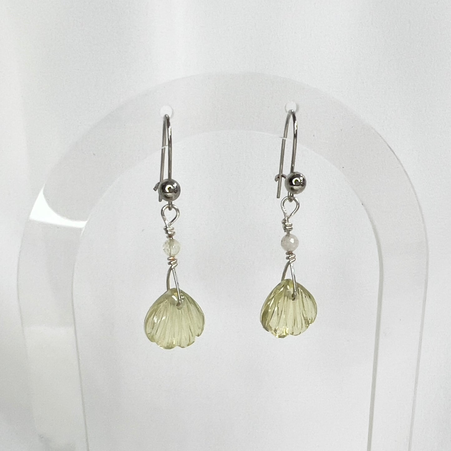 Lemon Quartz & Golden Rutilated Quartz Earrings: Clarity ∙ Optimism ∙ Mental Focus