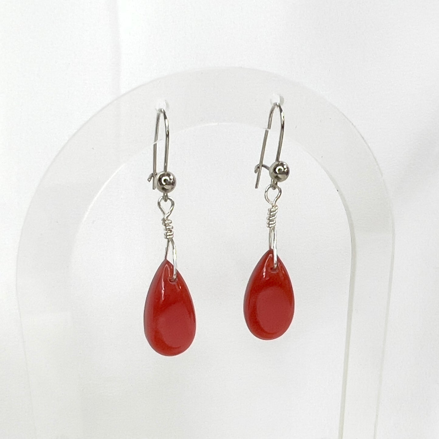 Carnelian Crystal Earrings: Creativity ∙ Sparks Initiative ∙ Confidence
