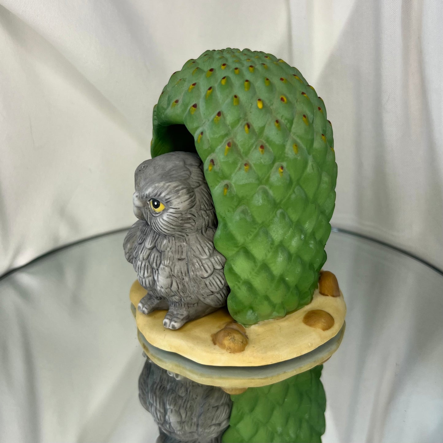 Wise Owl | 'Woodland Surprise' - Franklin fine porcelain figurine | 1984
