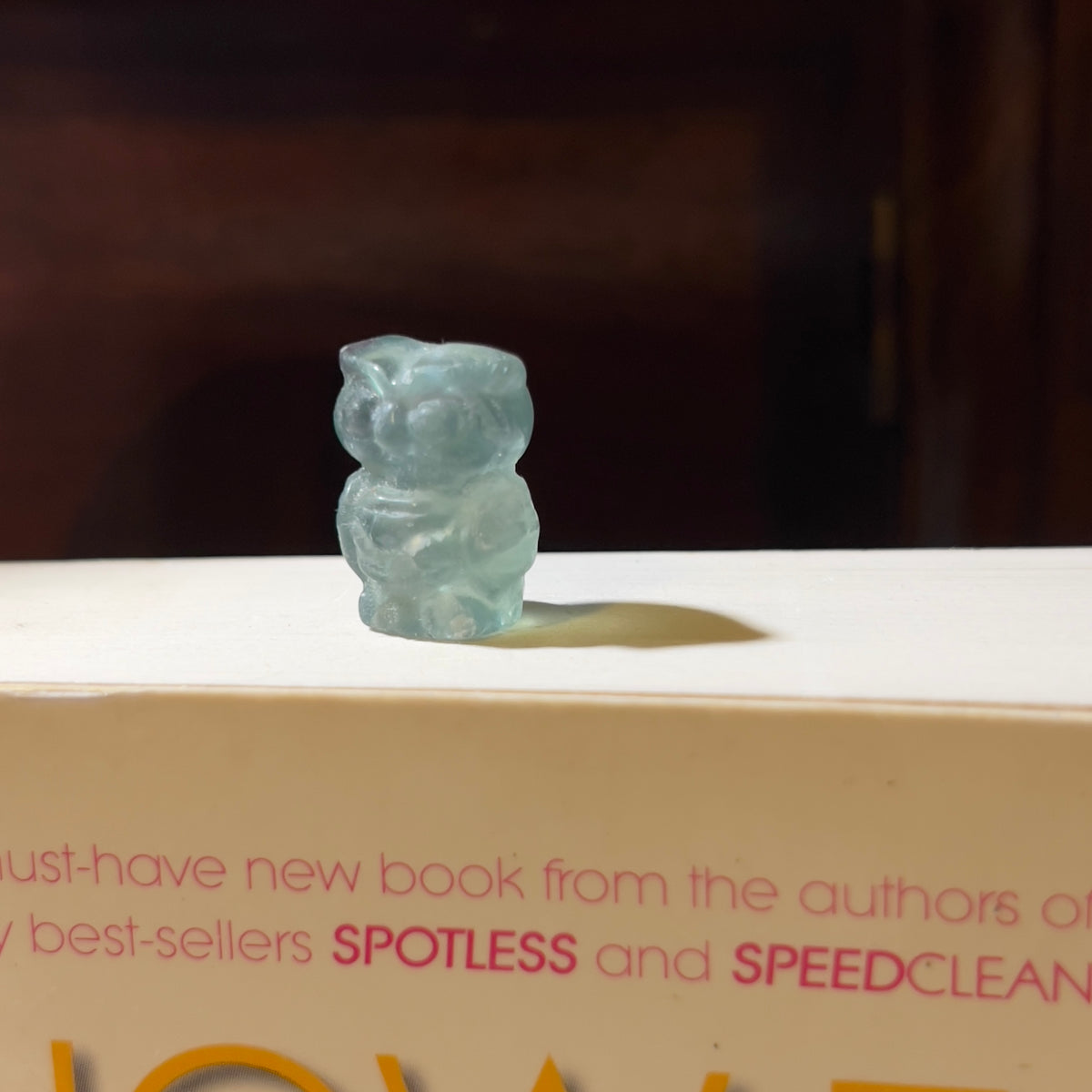 Mini Fluorite Carving: Owl