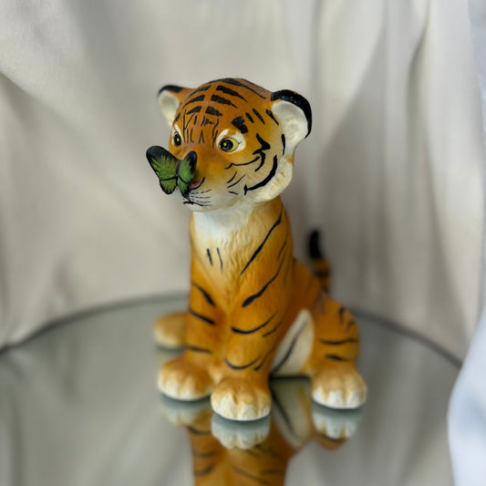 Baby Tiger Cub & Butterfly
| 'Surprise!' World Wildlife Fund by Eva Dalberg | 1981