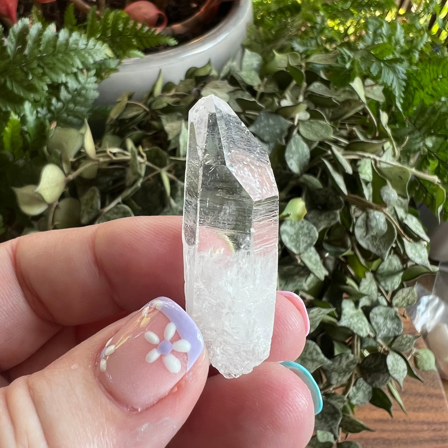 Evolight Quartz Point - Isis and etched