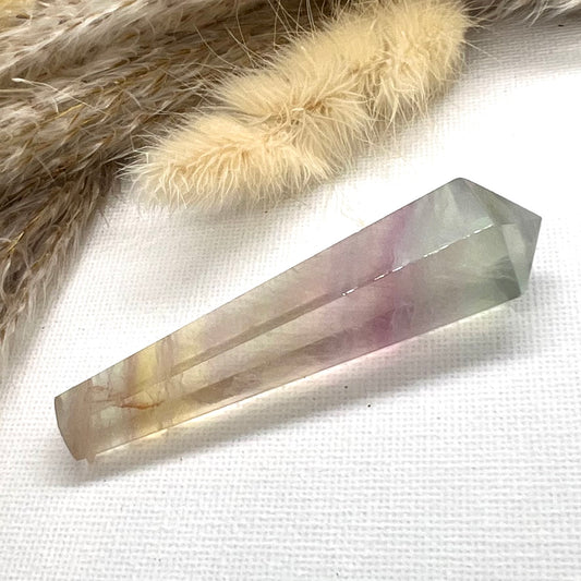 Candy Rainbow Fluorite Wand (vi)