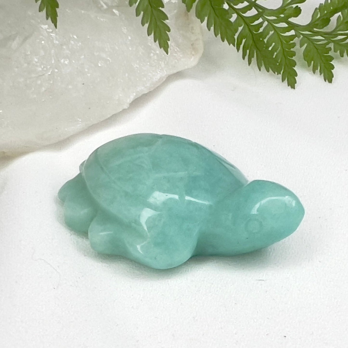 Amazonite Turtle Carving