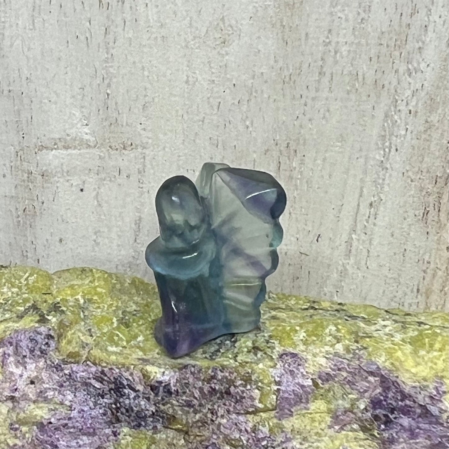 Mini Fluorite Carving: Fairy