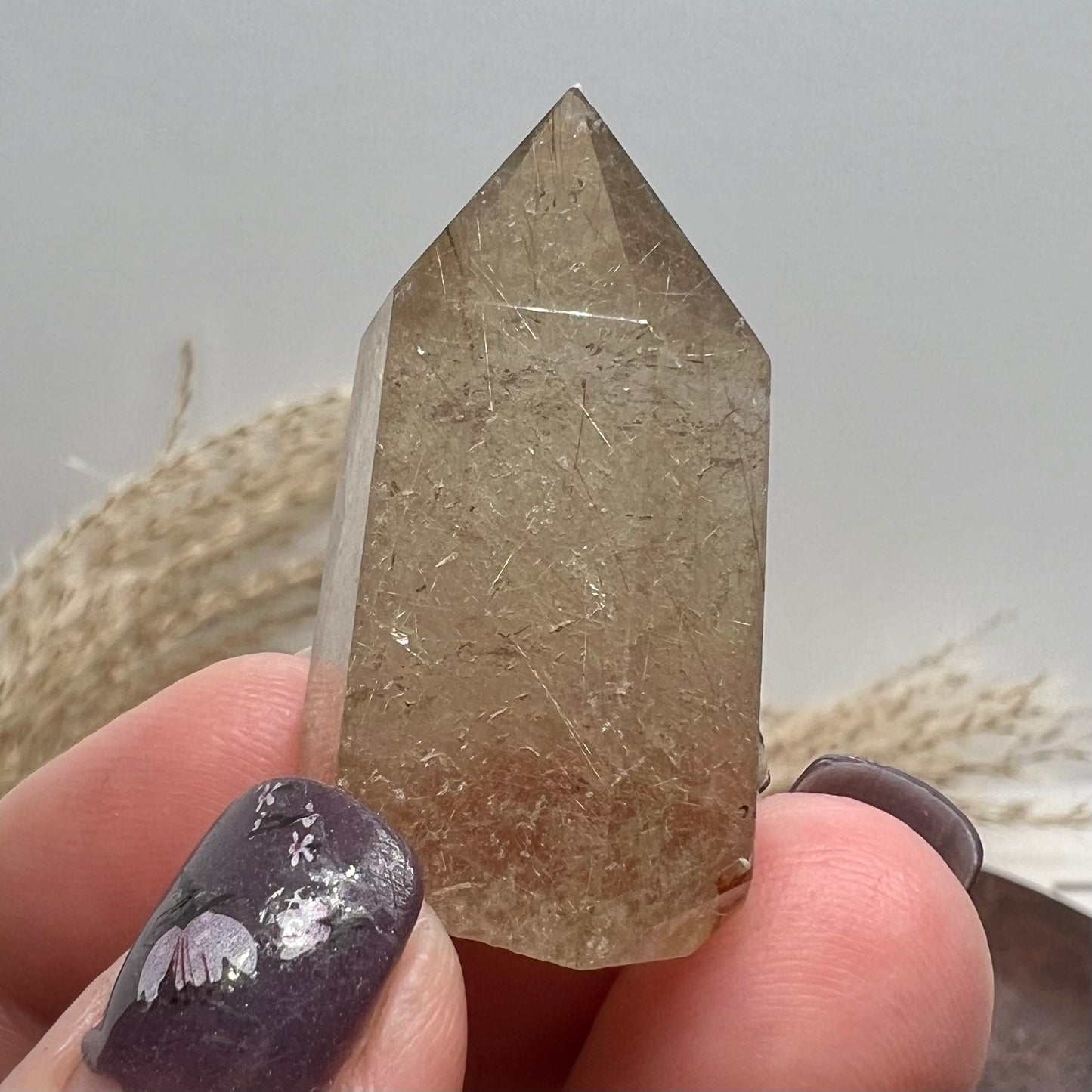 Golden Rutile Quartz Mini Tower (Brazil) (f)