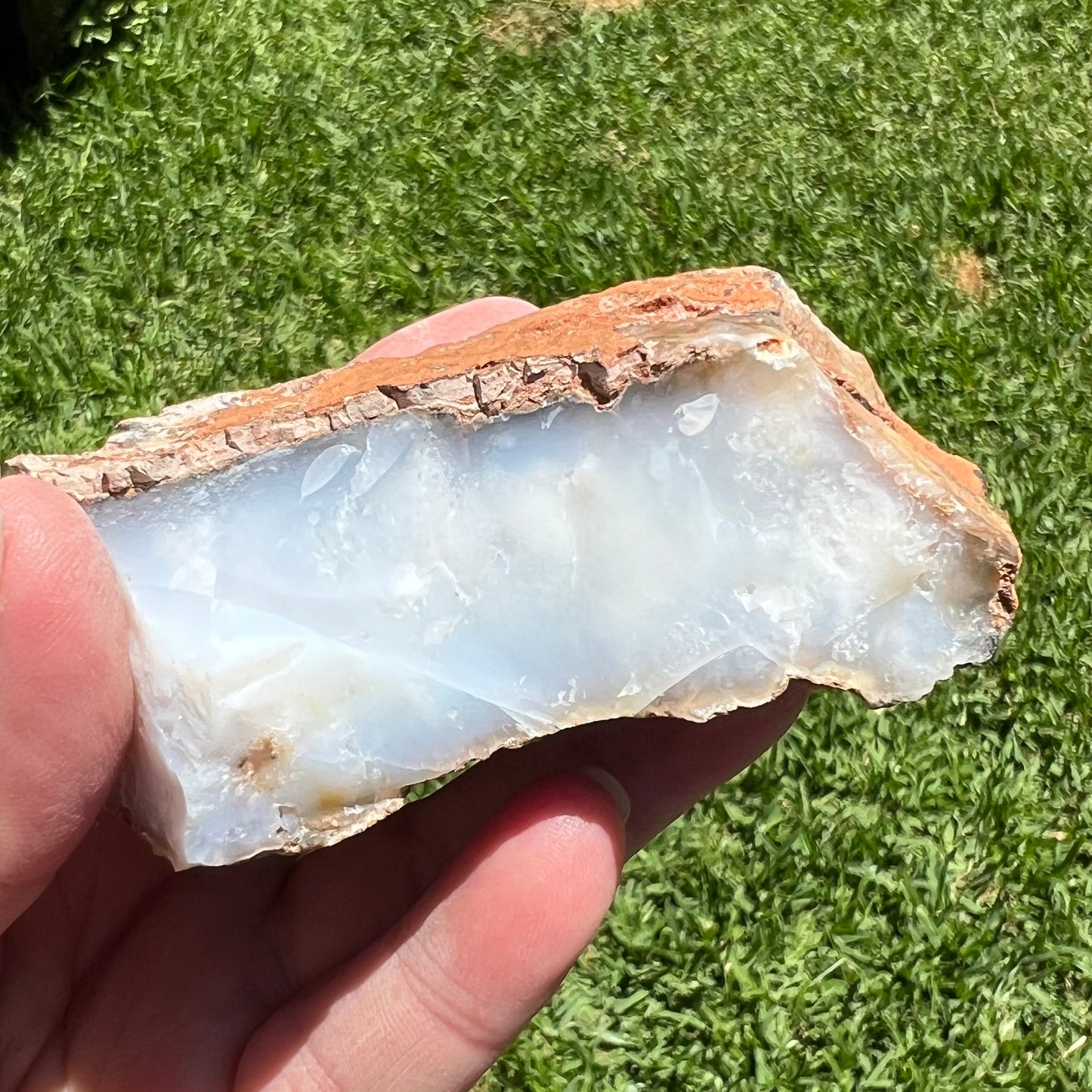 Natural White Magnesite vein specimen - Kalgoorlie, Western Australia