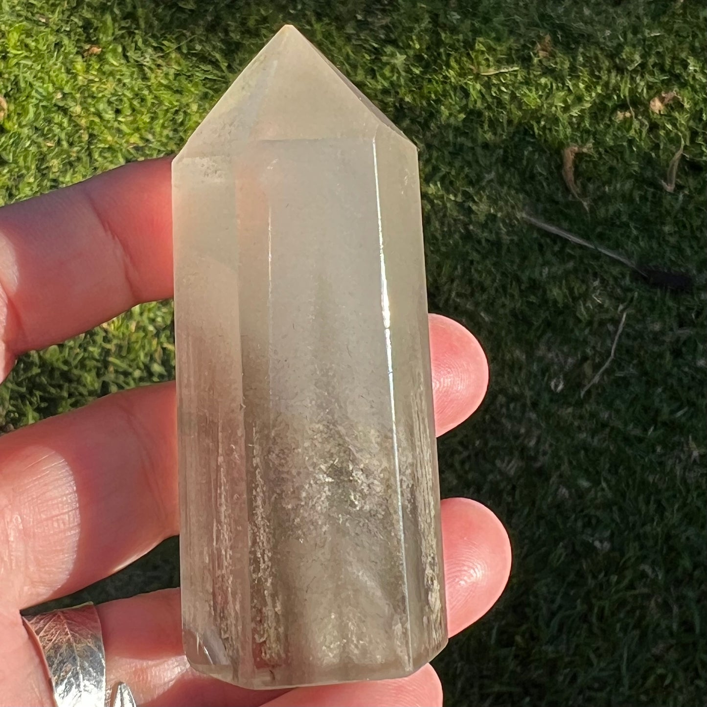 'Thousand Layer' Inclusion Phantom Quartz Point | Brazil