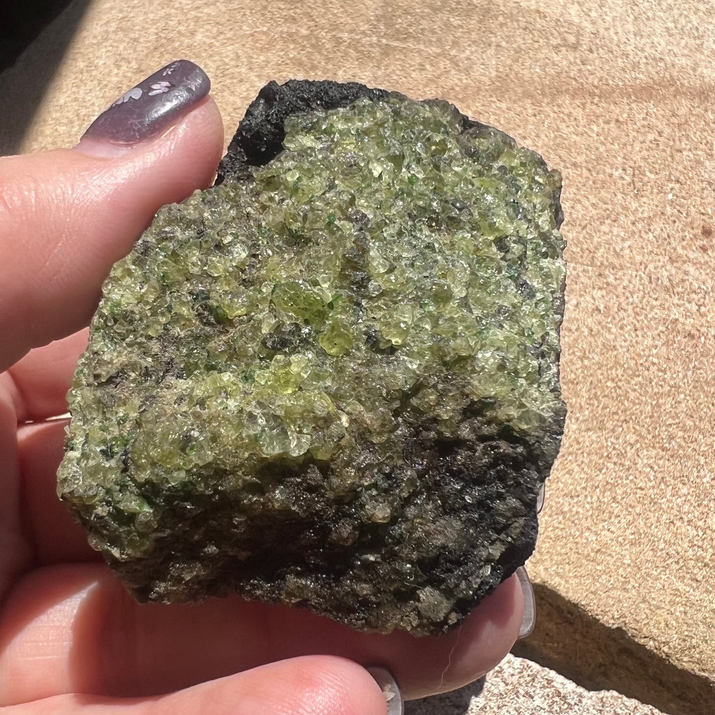 Peridotite with Olivine/Peridot - Norway