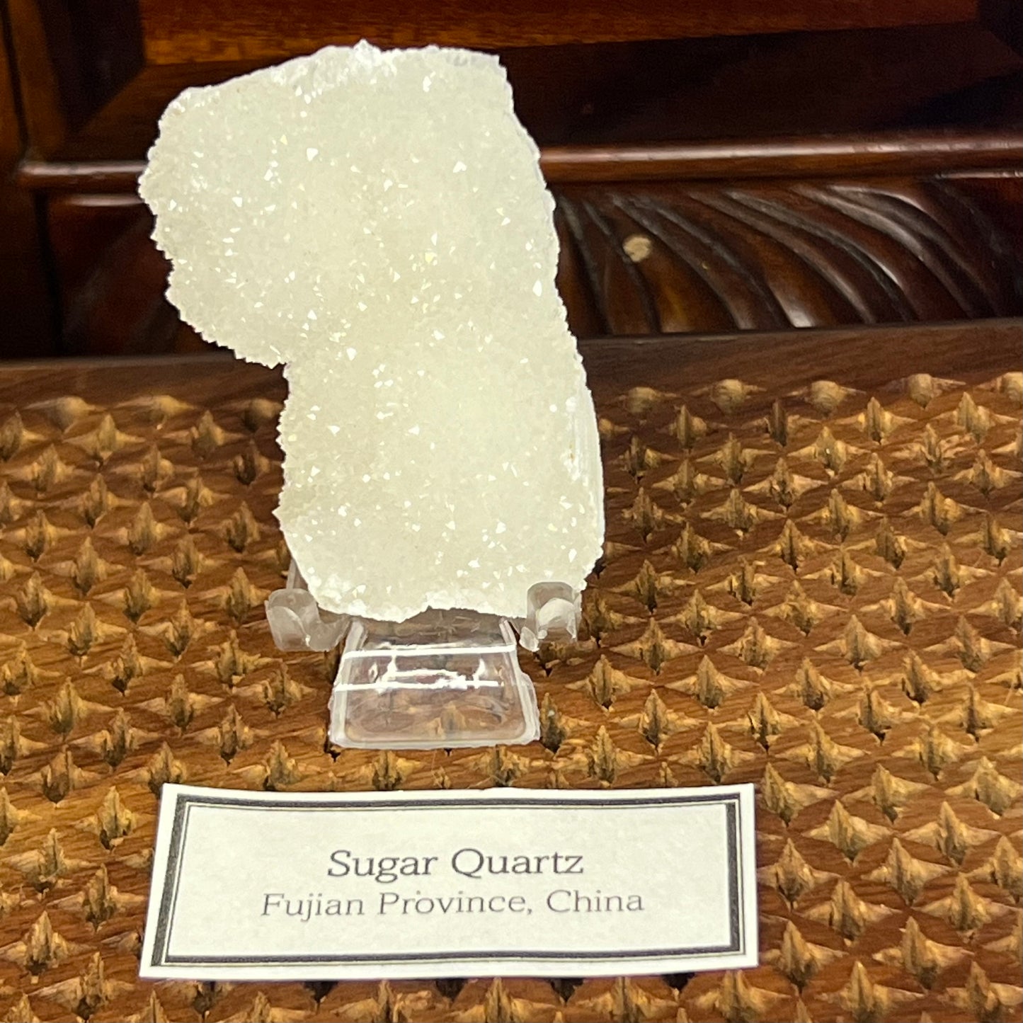 Sparkling Sugar Quartz Specimen | Fujian Province, China