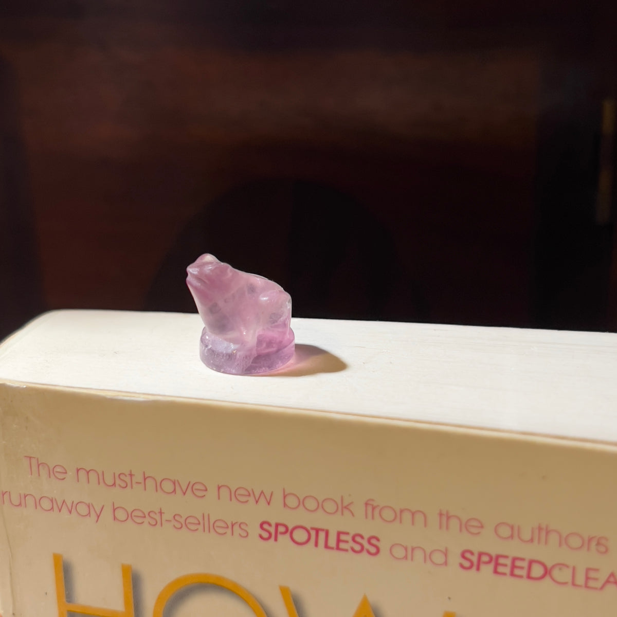 Mini Fluorite Carving: Frog