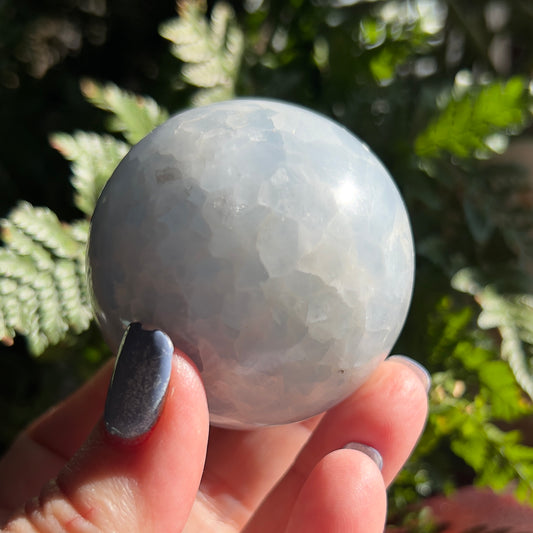 Sky Blue Calcite Sphere