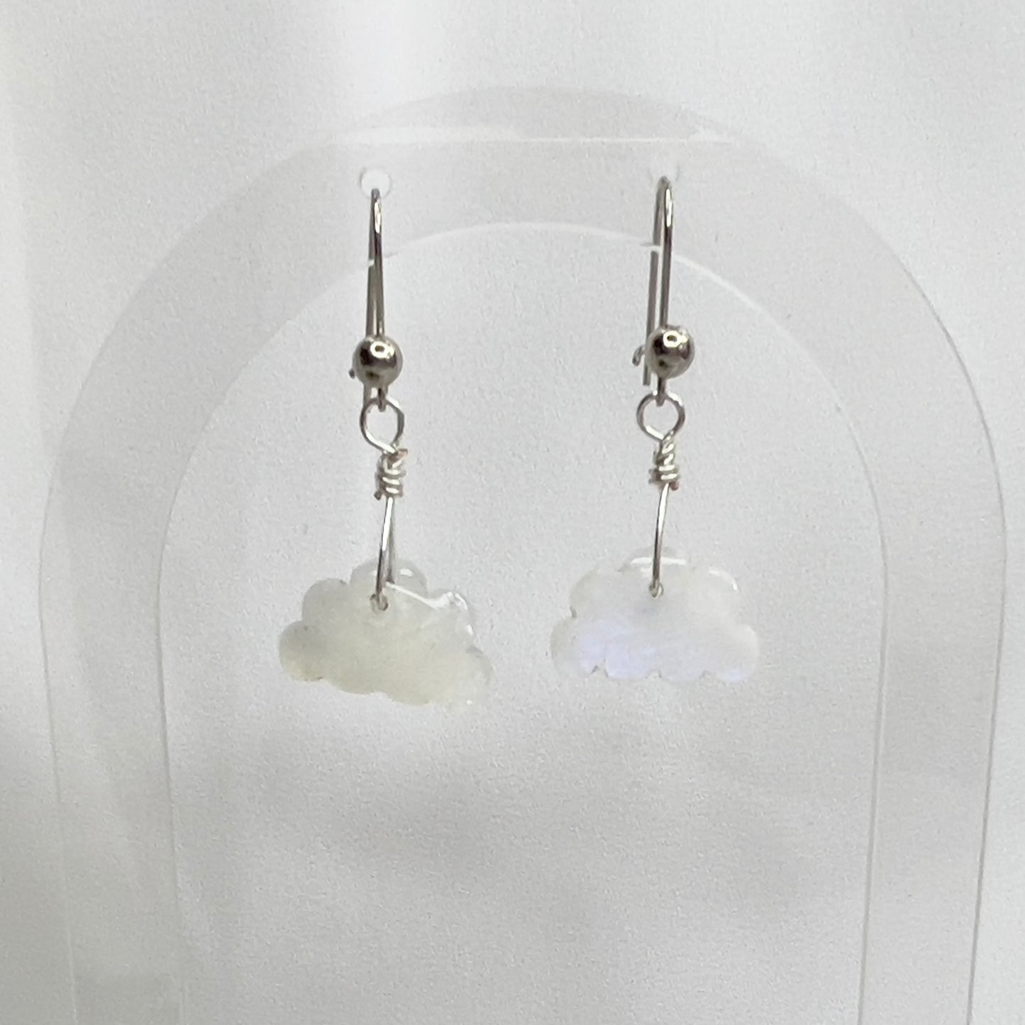 Moonstone Cloud Earrings: New Beginnings ∙ Spiritual Insight ∙ Feminine Energy