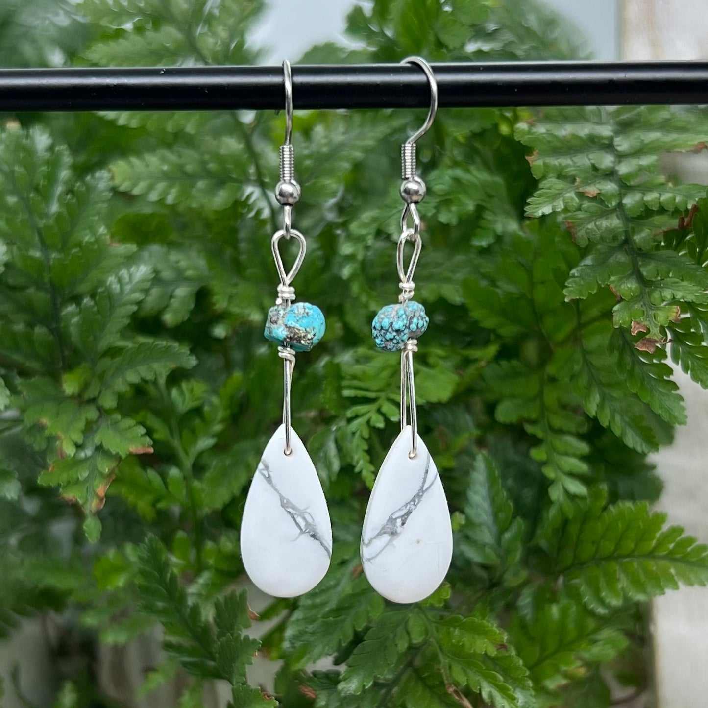 Howlite Crystal Earrings