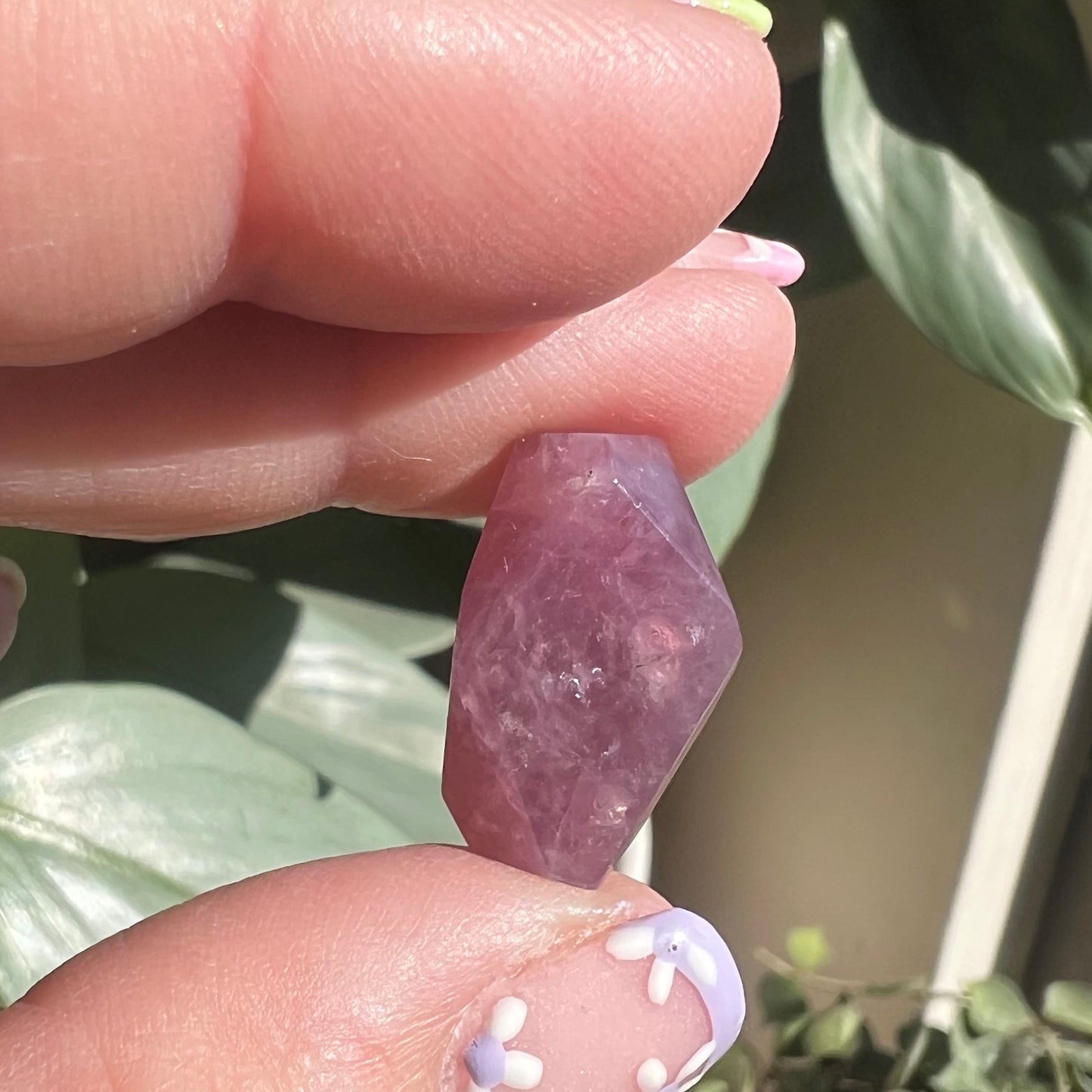 Polished Lavender Rose Quartz Specimen