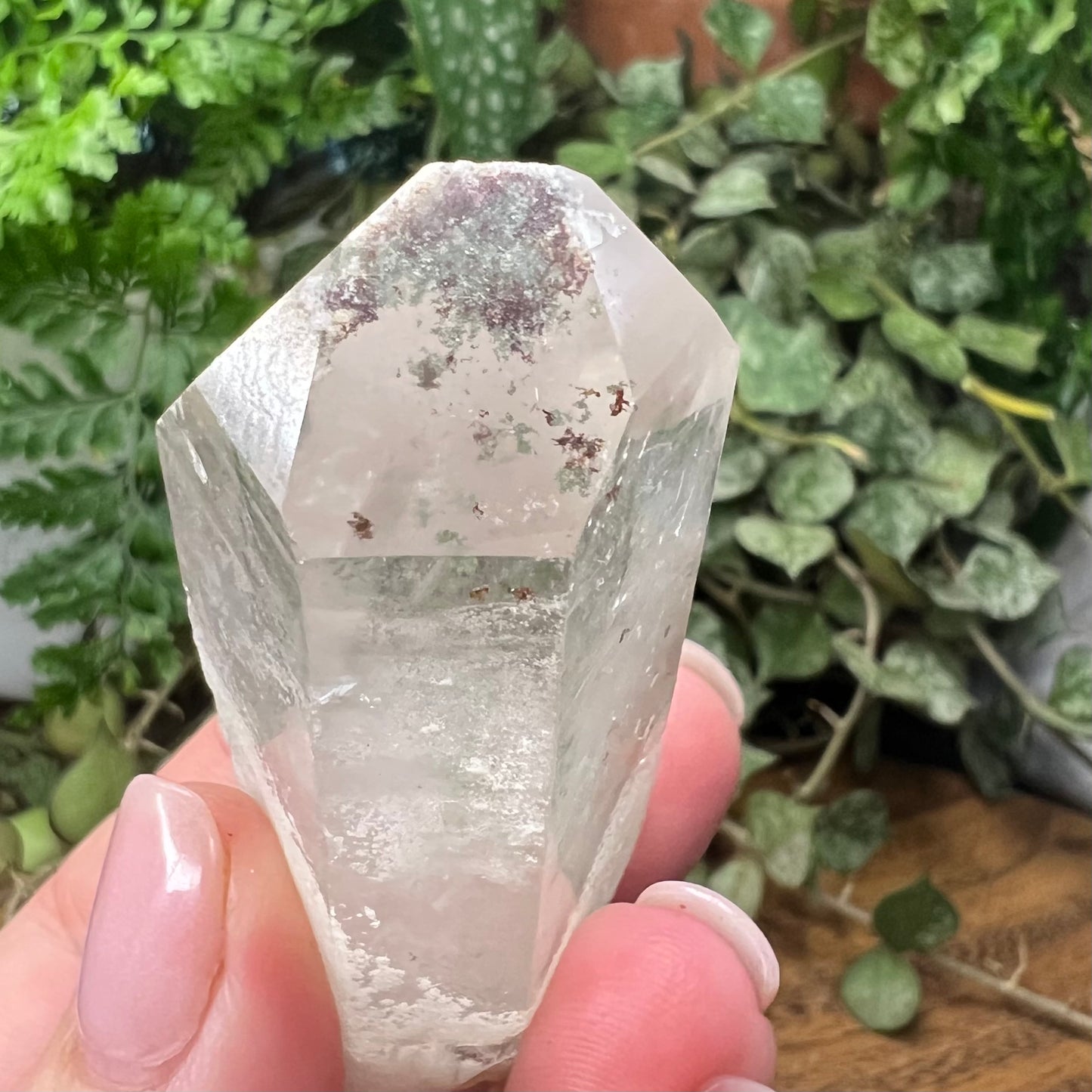 Chunky Raw Lodalite Inclusion Quartz Point