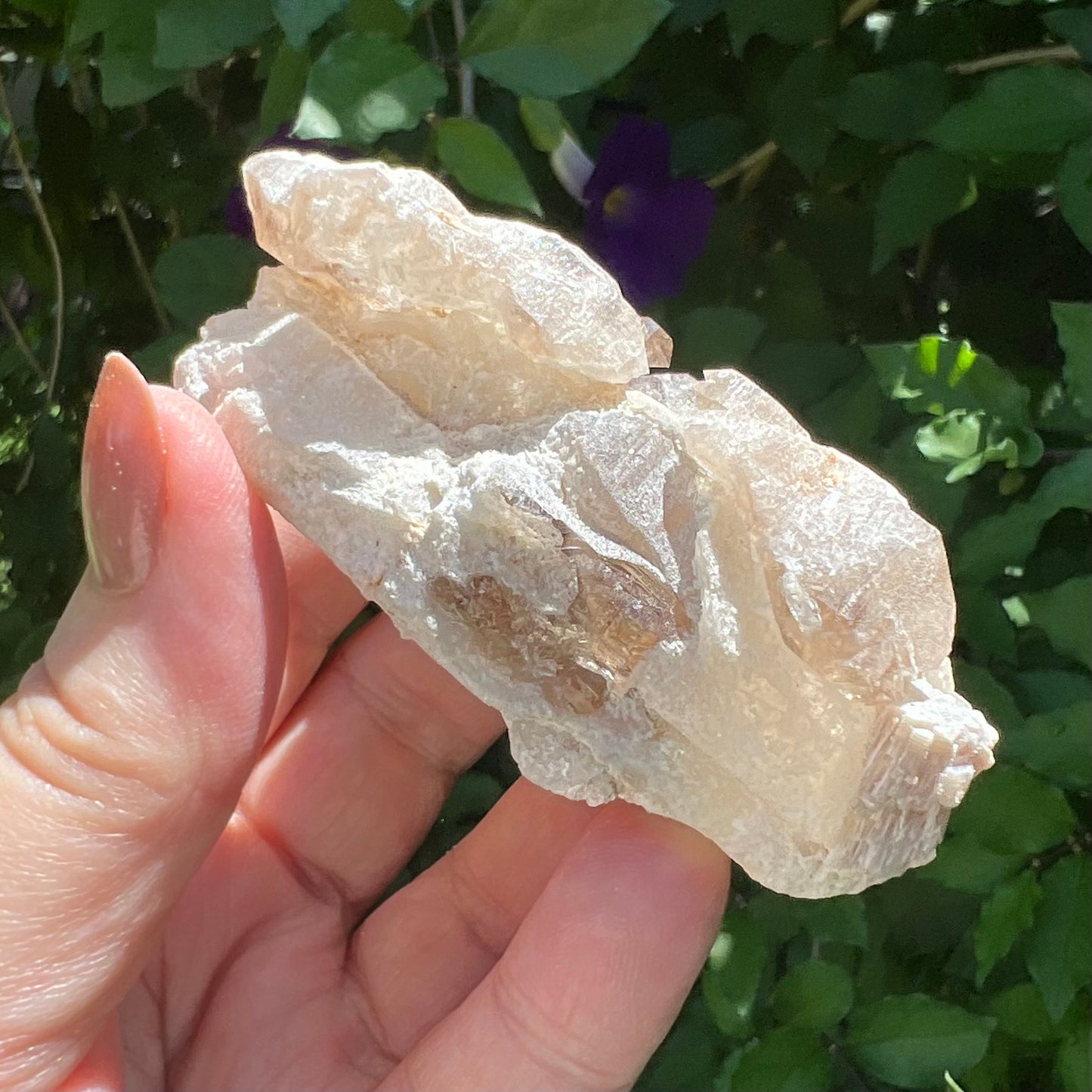 Elestial Stalactite of Clear Quartz with DT Smoky Quartz - Inner Mongolia