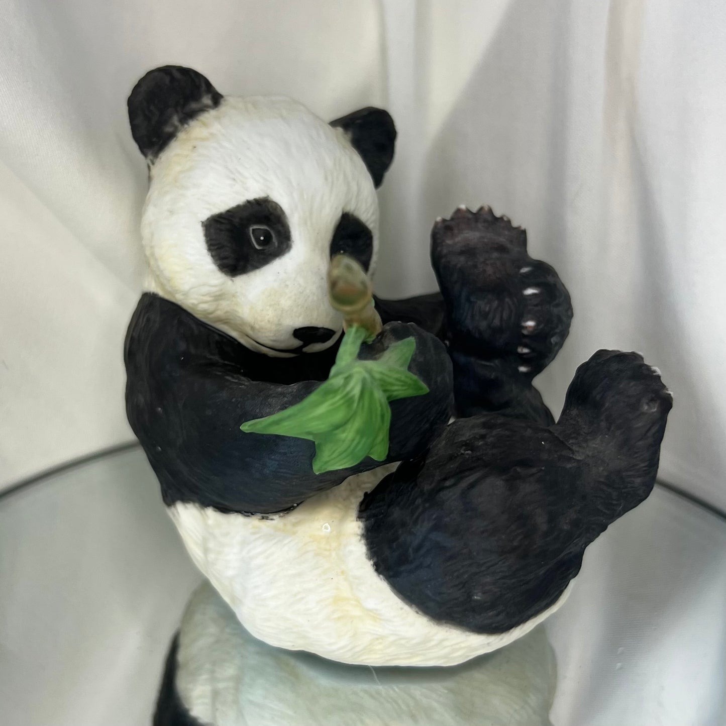 Baby Panda playing with Bamboo
| 'Hi there Panda!' World Wildlife Fund by Eva Dalberg | 1984