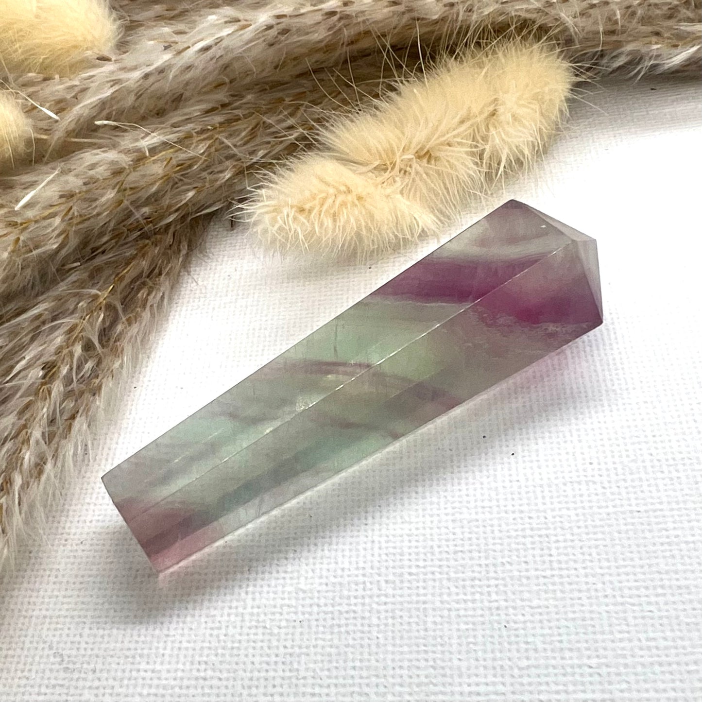 Candy Rainbow Fluorite Wand (v)