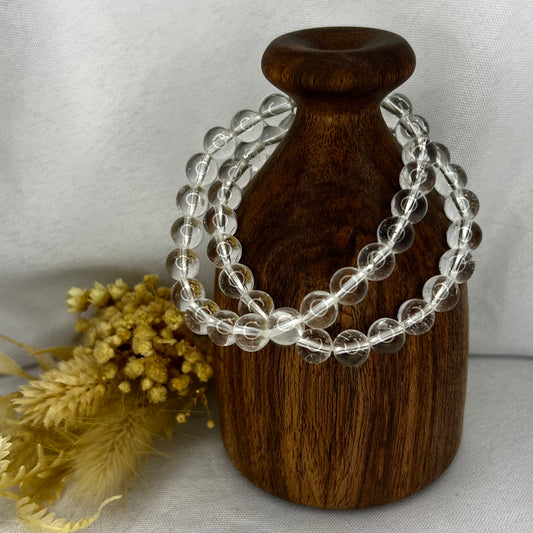 Clear Quartz Crystal Bracelet ∙ Master Healer | Amplifying | Clarity | Cleansing