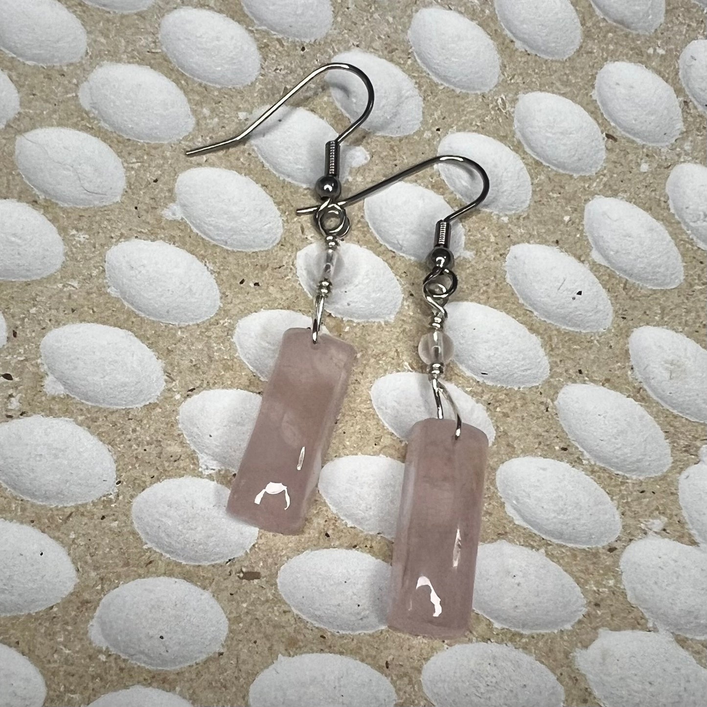 Rose Quartz Crystal Earrings: Self-love ∙ Compassion ∙ Inner Healing