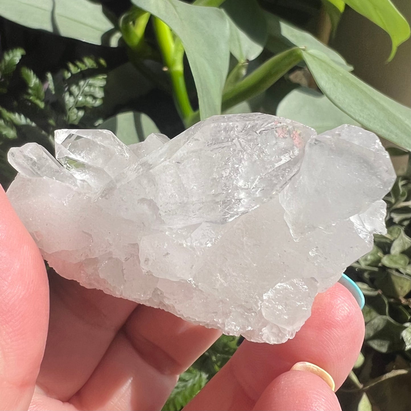 Small Clear Quartz Cluster - Optical Channeling (62g)