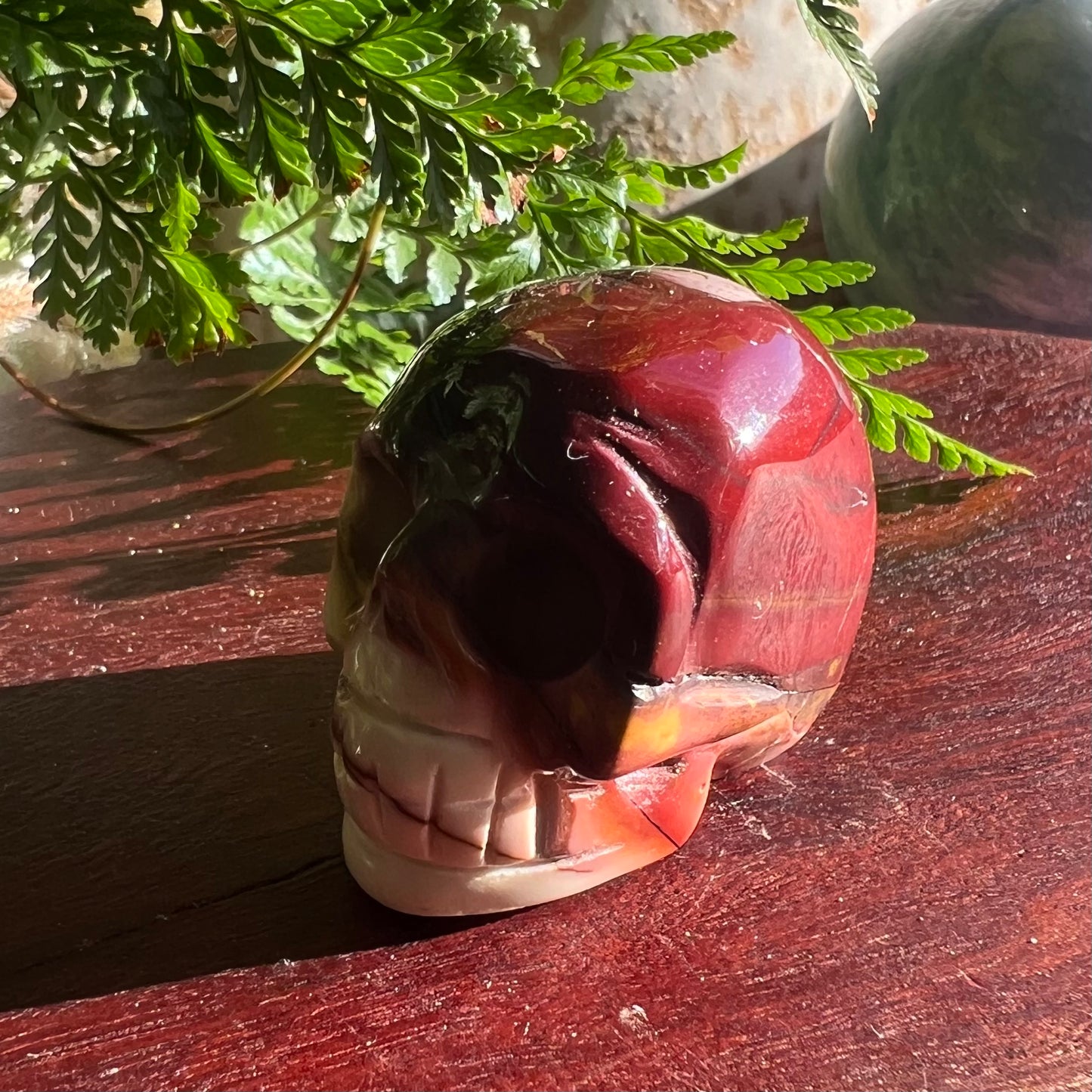 Skull Crystal Carving -Mookaite (1)