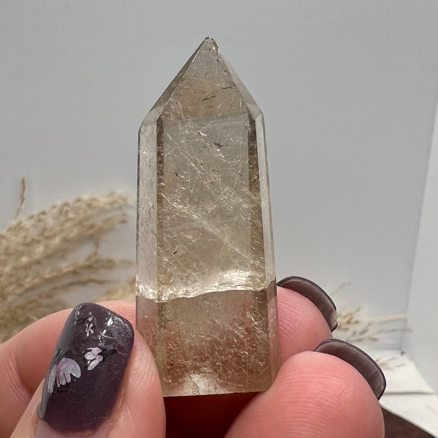 Golden Rutile Quartz Mini Tower (Brazil) (d)