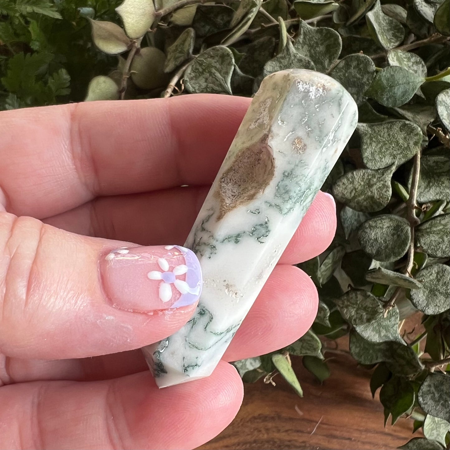 Tree Agate Massage Wand (small)