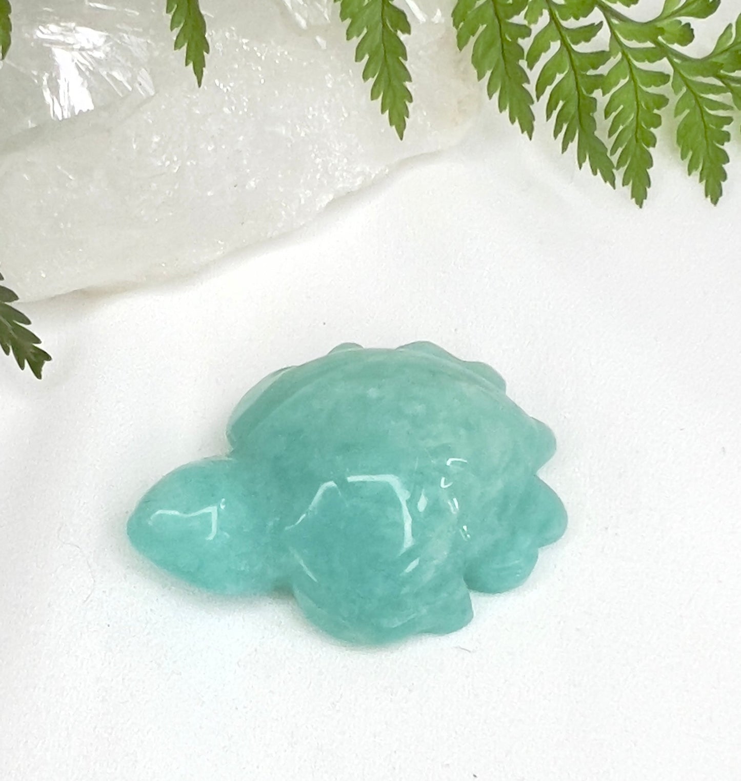 Amazonite Turtle Carving