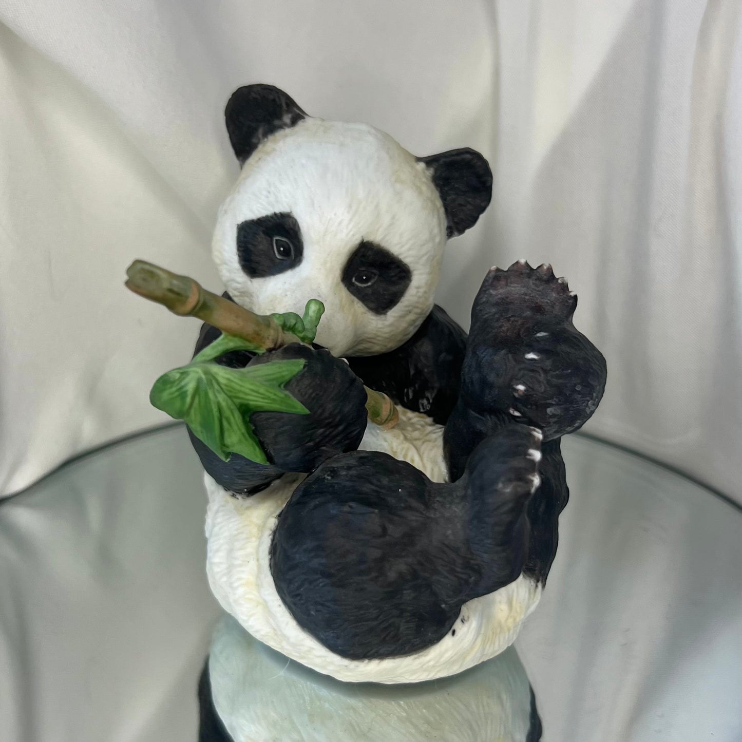 Baby Panda playing with Bamboo
| 'Hi there Panda!' World Wildlife Fund by Eva Dalberg | 1984