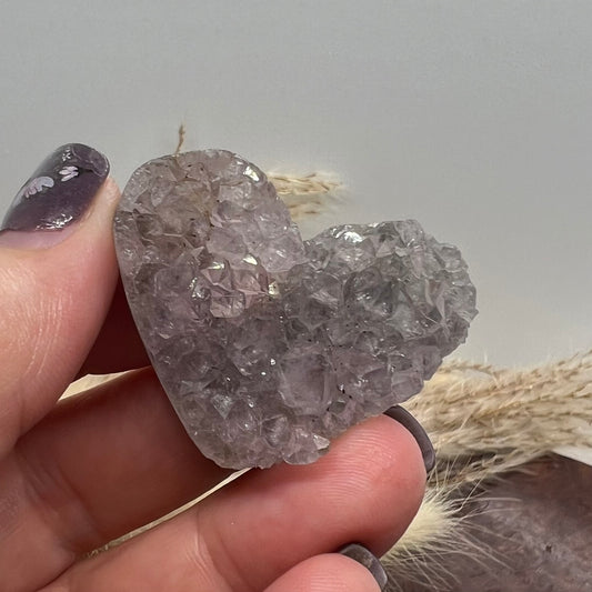 Amethyst Cluster Heart (iii)