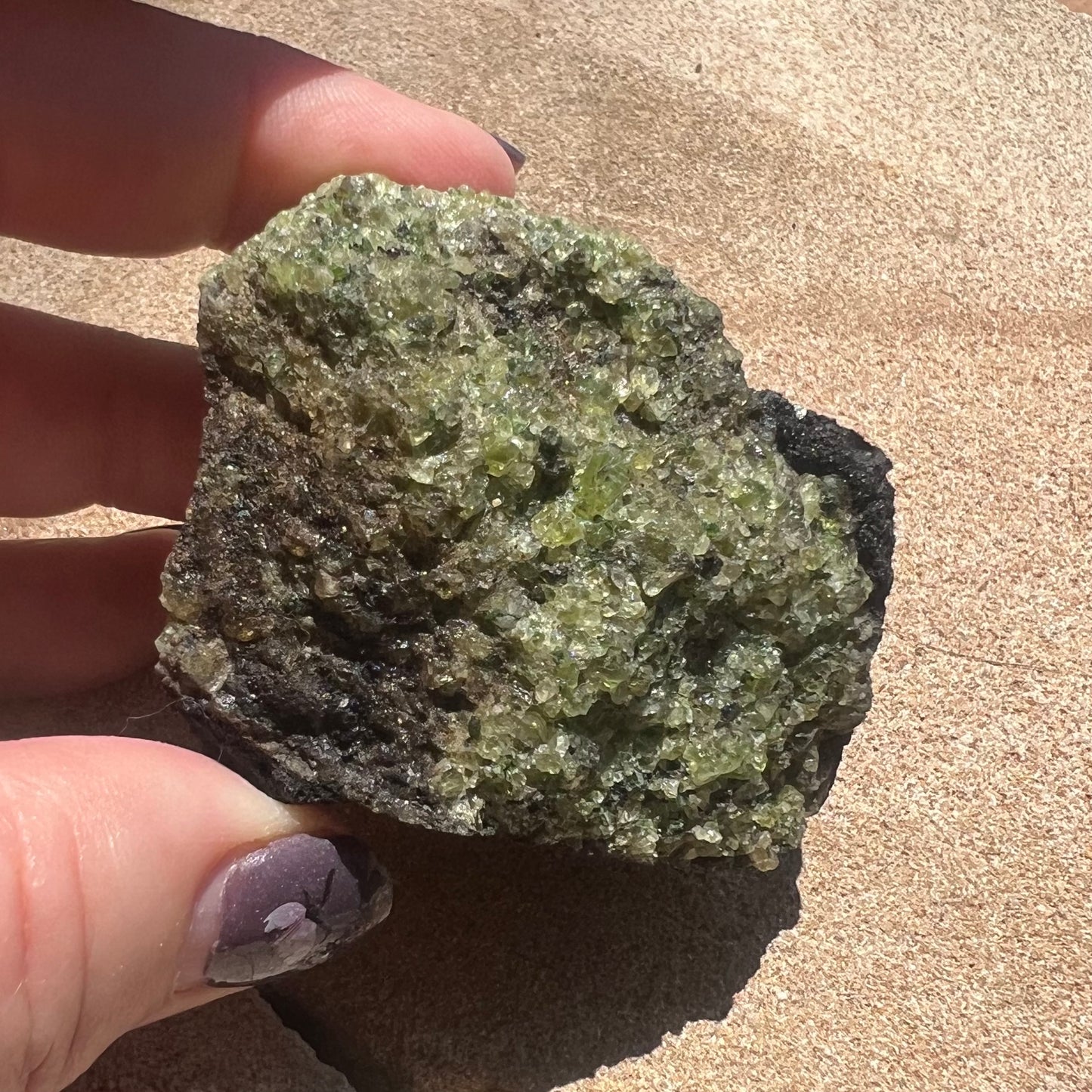 Peridotite with Olivine/Peridot - Norway