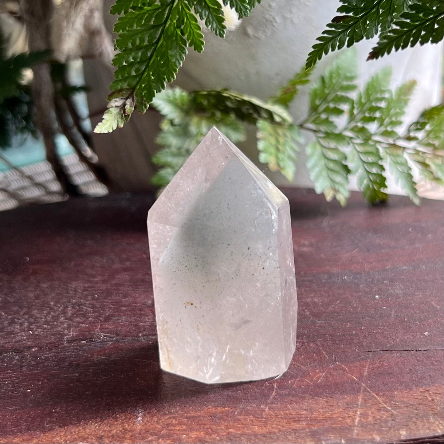 'Blue' Phantom Inclusion Quartz Point - Brazil