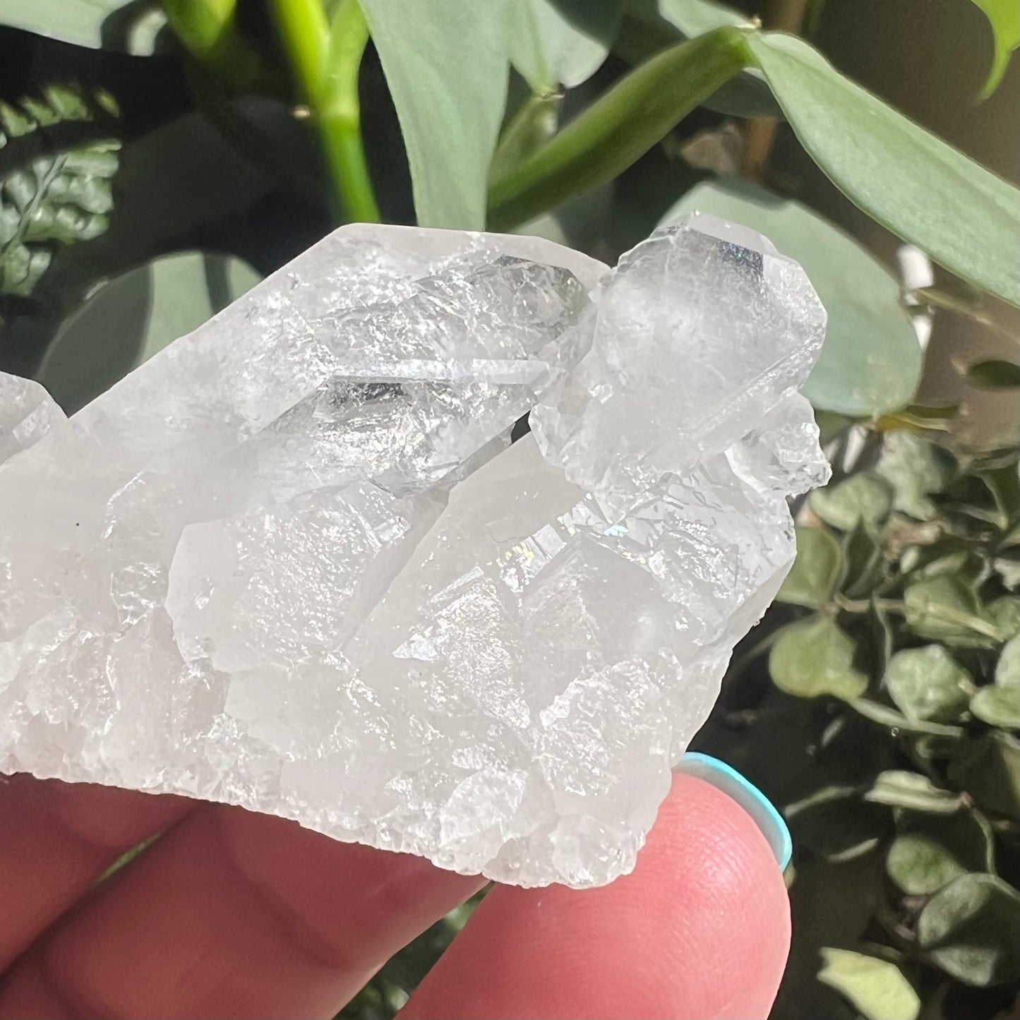 Small Clear Quartz Cluster - Optical Channeling (62g)