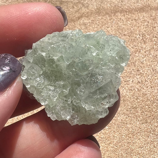 Quartz on Cubic Fluorite Specimen - Fujian, China