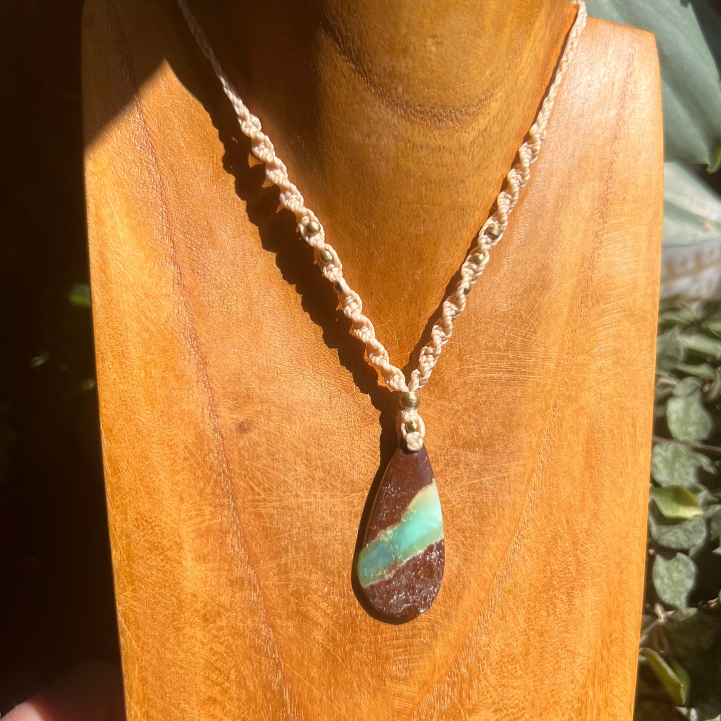 Boulder Chrysoprase Crystal Necklace