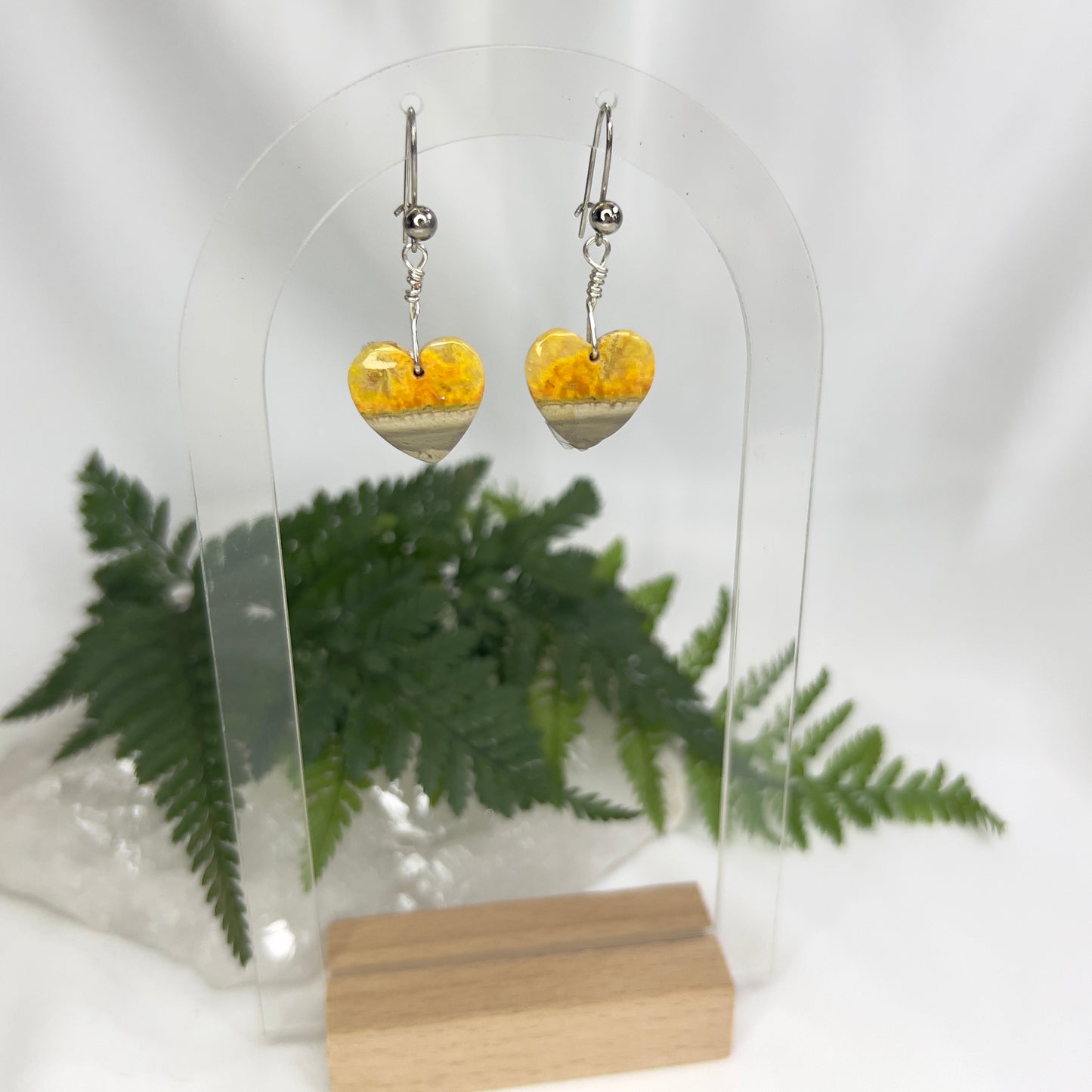 Bumblebee Jasper Crystal Earrings: Courage ∙ Creativity ∙ Zest for Life