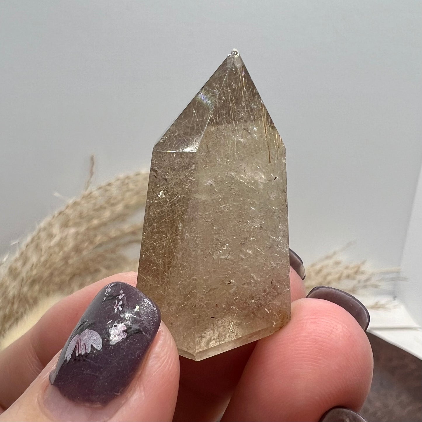 Golden Rutile Quartz Mini Tower (Brazil) (f)