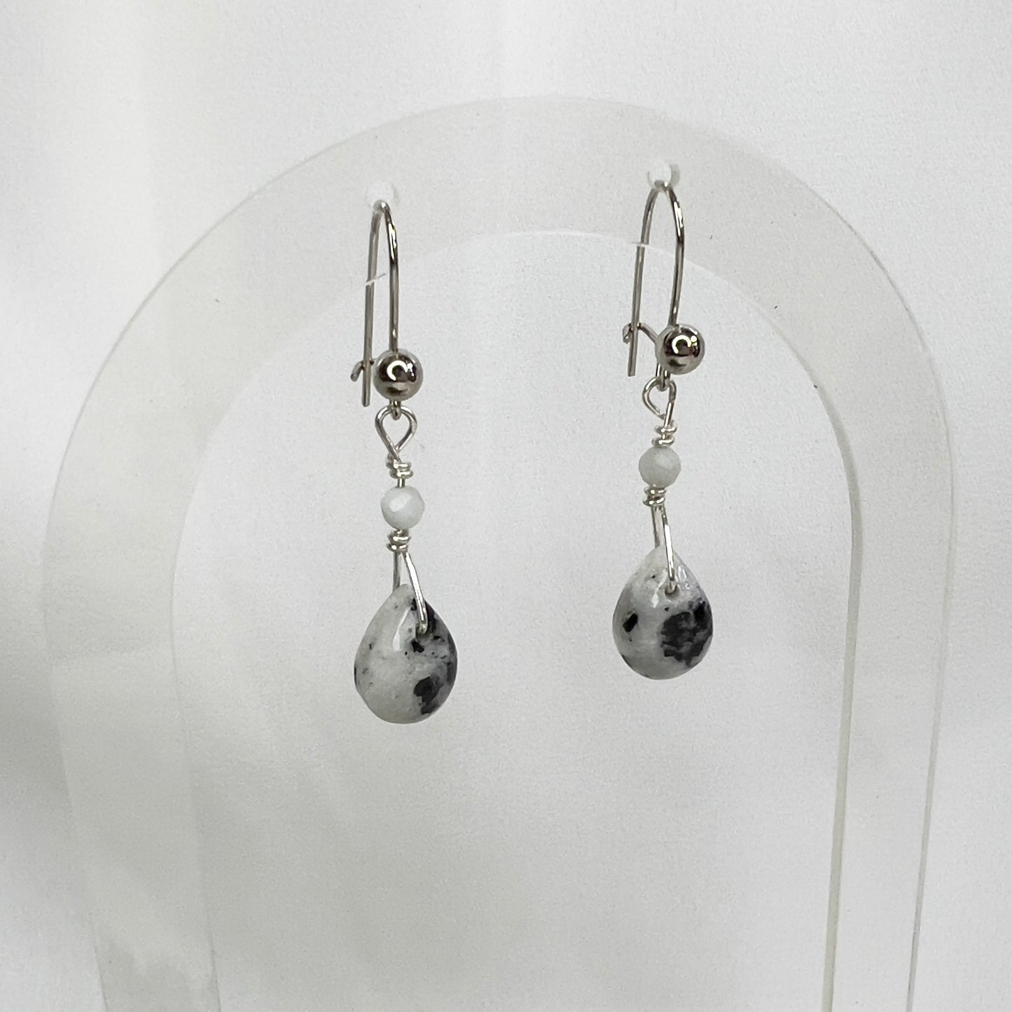 Tourmalinated Quartz & Achroite Crystal Earrings: Clarity ∙ Mental Clarity ∙ Alignment