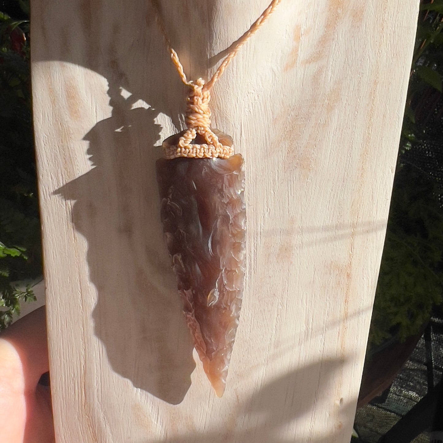 Agate Spearhead Talisman